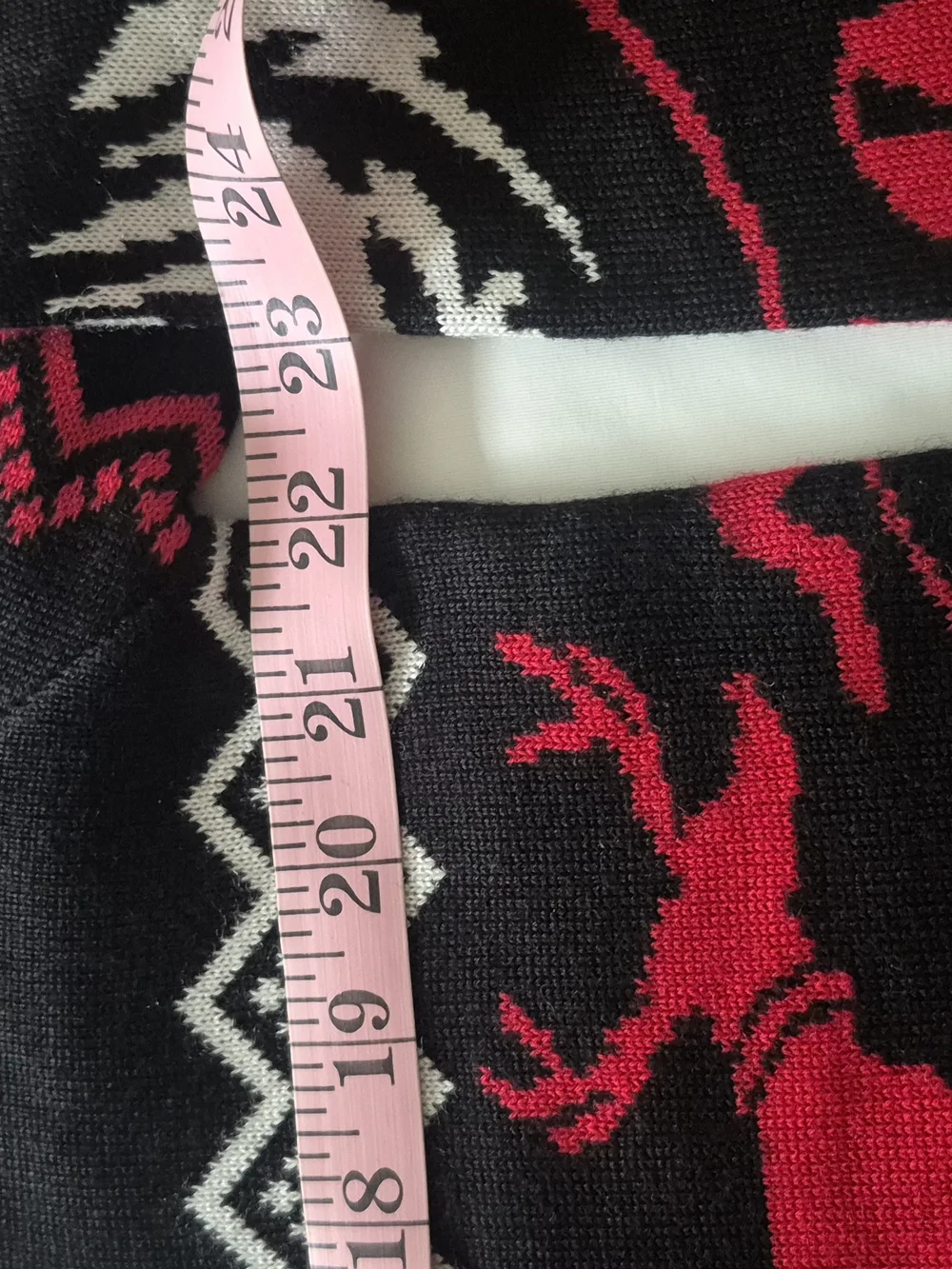 Offspring Men's Red & Black Fair Isle Sweater